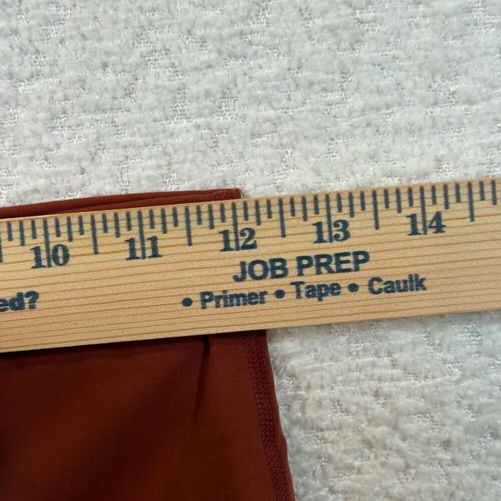 Kittenish womens burnt orange leggings size large gym workout yoga - Picture 5 of 9